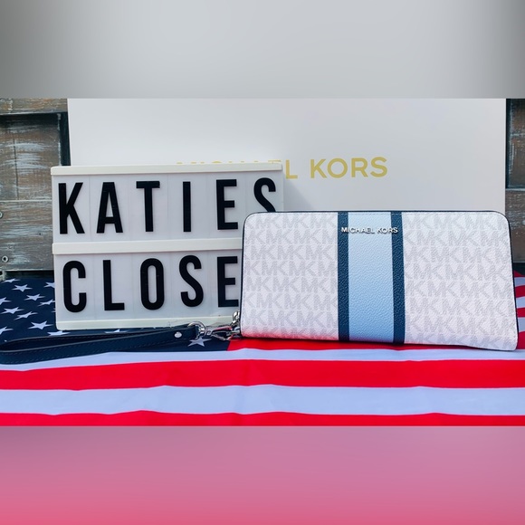 NWOT OMBRE MICHAEL KORS FULL ZIP WALLET HTF - Picture 10 of 12